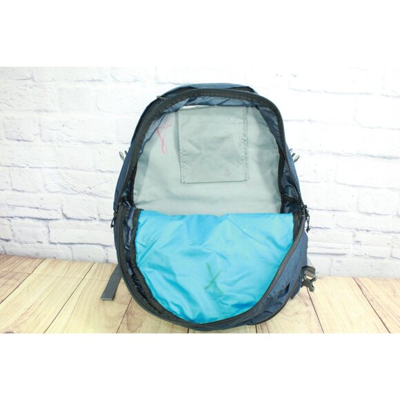 LL Bean Adult Carry Portable Locker Pack 42L School Hiking Pack Backpack Blue - Picture 11 of 16